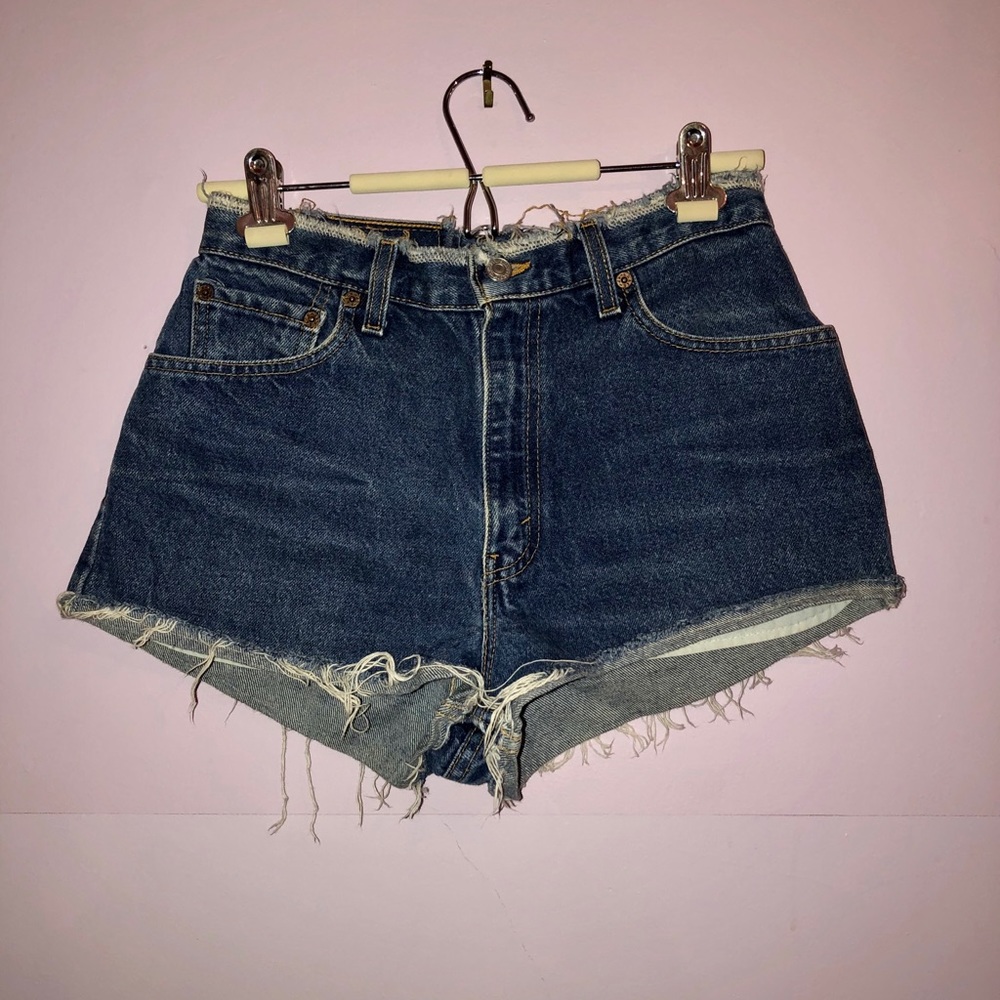 Vintage Levi’s High Rise Denim Shorts